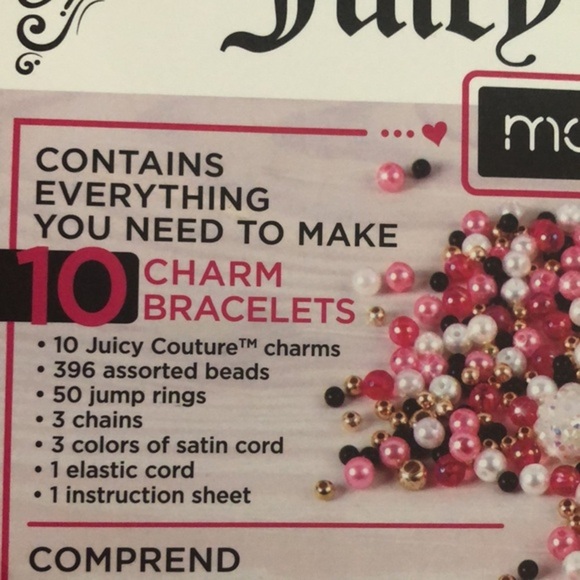 Juicy Couture 464 piece Pink & Precious Make It Real charm‎ bracelet kit set new - Picture 8 of 10